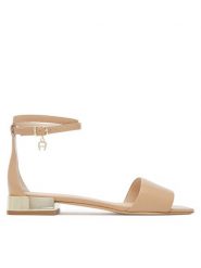 Aigner Sandały Fashion Saskia 6A 1251060 Brązowy. Brązowe sandały damskie Aigner, bez wzorów, ze skóry, bez obcasa, na płaskiej podeszwie, bez zapięcia. Za 889.99 zł.