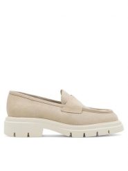 Gino Rossi Loafersy GRACE-E24-26372LM Beżowy. Brązowe mokasyny damskie Gino Rossi, ze skóry. Za 187.99 zł.