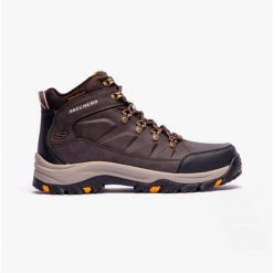 Buty trekkingowe męskie SKECHERS Relment Dagget. Brązowe trekkingi męskie Skechers. W wyprzedaży za 255.55 zł.