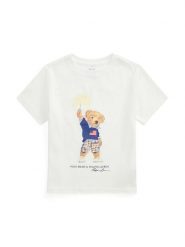Polo Ralph Lauren T-Shirt 322979103002 Biały Regular Fit. Białe t-shirty dla chłopców Polo Ralph Lauren, bez wzorów, z bawełny, bez ramiączek. Za 159.99 zł.