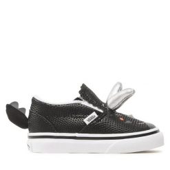 Tenisówki Vans. Czarne trampki i tenisówki damskie Vans, bez wzorów, bez zapięcia. Za 399.99 zł.