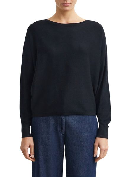 Comma Swetry Kobiety czarny, S. Czarne swetry damskie comma, s, bez wzorów, bez kołnierzyka, bez ramiączek, bez kaptura. Za 299.95 zł.