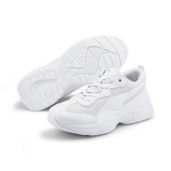 Buty do chodzenia damskie Puma Cilia. Białe obuwie sportowe damskie Puma, bez wzorów, z materiału, trekkingowe. Za 162.80 zł.