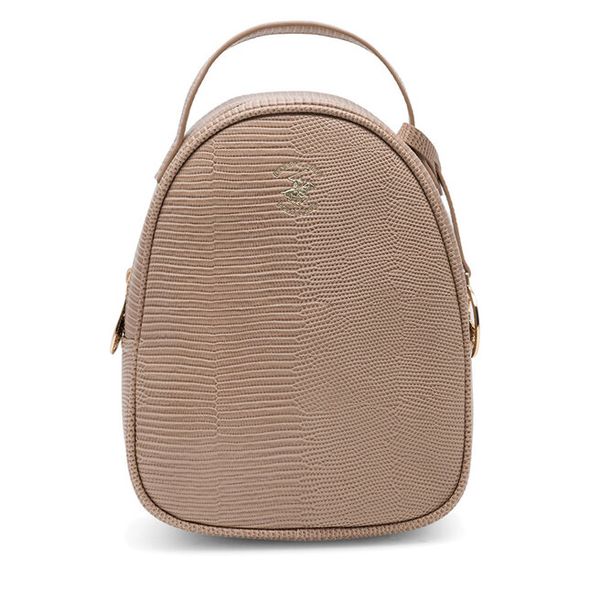 Plecak Beverly Hills Polo Club. Brązowe plecaki damskie Beverly Hills Polo Club, bez wzorów. Za 179.99 zł.