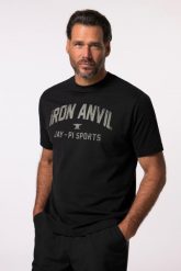 Męski T-shirt Iron Anvil fitness rękaw 1/2. Czarne t-shirty męskie JAY-PI, m, bez wzorów, z bawełny, bez kołnierzyka. Za 99.99 zł.