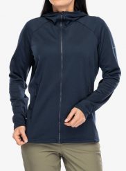 Bluza z kapturem damska Montane Protium Hoodie. Niebieskie bluzy damskie Montane, l, bez wzorów, z elastanu, z kapturem. Za 295.89 zł.