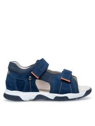 Lasocki Kids Sandały KING CI12-KING-02(III)CH Granatowy. Niebieskie sandały chłopięce Lasocki Kids, ze skóry, bez zapięcia. Za 129.99 zł.