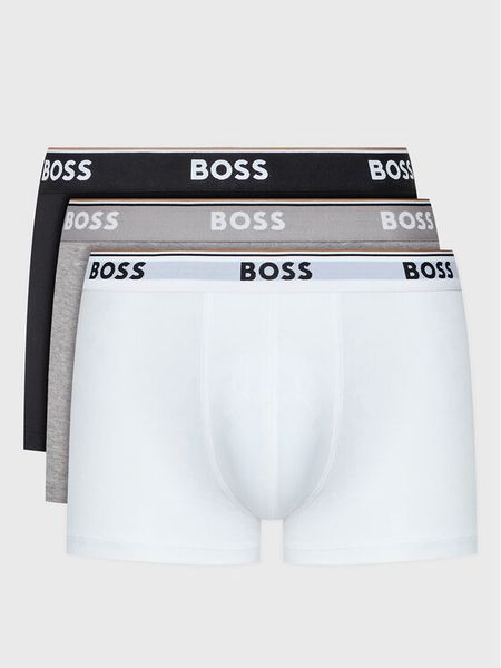 BOSS Komplet bokserek Power 50475274 Kolorowy. Bokserki męskie Boss, m, bez wzorów, z bawełny. Za 177.99 zł.