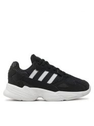 Adidas Sneakersy Falcon El C IF1097 Czarny. Czarne buty sportowe dziewczęce Adidas, bez wzorów, ze skóry, bez zapięcia. Za 239.99 zł.