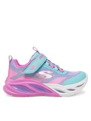 Skechers Sneakersy S Lights 303712L/TQMT Różowy. Czerwone buty sportowe dziewczęce Skechers, bez wzorów, z materiału, bez zapięcia. Za 179.99 zł.