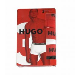 Męskie kąpielówki bokserki Hugo Boss Triplet Pack ze stretchem 3szt. Białe kąpielówki męskie Boss, m, bez wzorów. Za 218.00 zł.