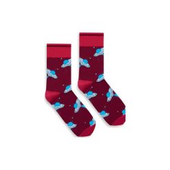 BananaSocks - skarpetki KOSMICI. Czerwone skarpety męskie Banana socks. Za 27.99 zł.