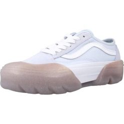 Buty VANS OLD SKOOL TAPERED Niebieski. Niebieskie trampki i tenisówki damskie Vans, bez wzorów, ze skóry, bez zapięcia. Za 303.99 zł.