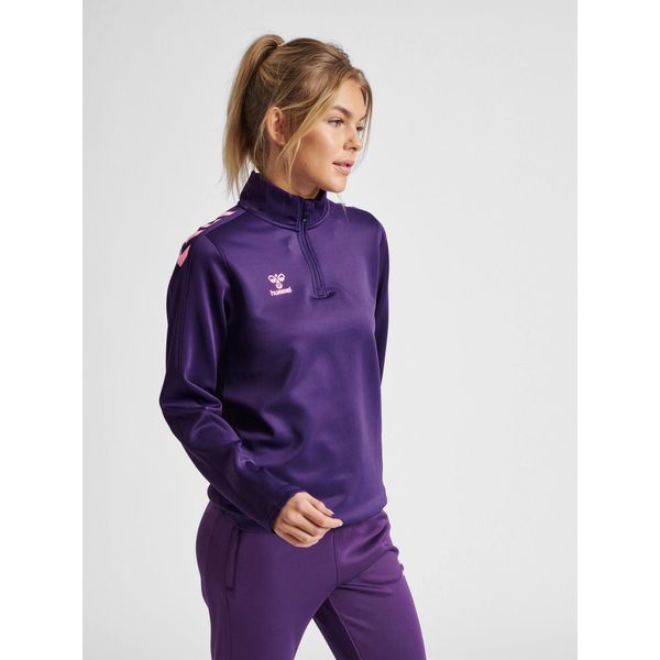 Kurtka damska Hummel hmlCORE XK. Fioletowe kurtki damskie Hummel, na wiosnę, m, bez wzorów, z materiału, bez kaptura, na fitness i siłownię. Za 203.95 zł.