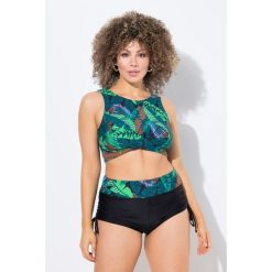 Damskie Bikini palmy miękkie miseczki drapowanie. Czarne bikini damskie Ulla Popken, plus size, bez wzorów, plus size. Za 244.99 zł.