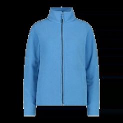 Bluza damska turystyczna CMP 3H13216. Niebieskie bluzy damskie CMP, s, bez wzorów, z materiału, bez kaptura. Za 283.50 zł.
