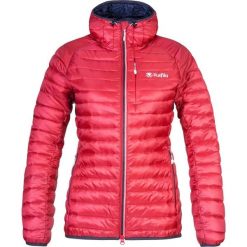 Damska kurtka z kapturem Rafiki Darcy. Czerwone kurtki sportowe damskie Rafiki, bez wzorów, z puchu, z kapturem, wspinaczkowe. Za 825.65 zł.