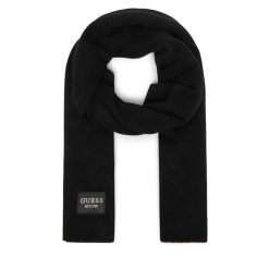 Szalik Guess. Czarne szaliki i chusty damskie Guess, z aplikacjami. Za 234.99 zł.