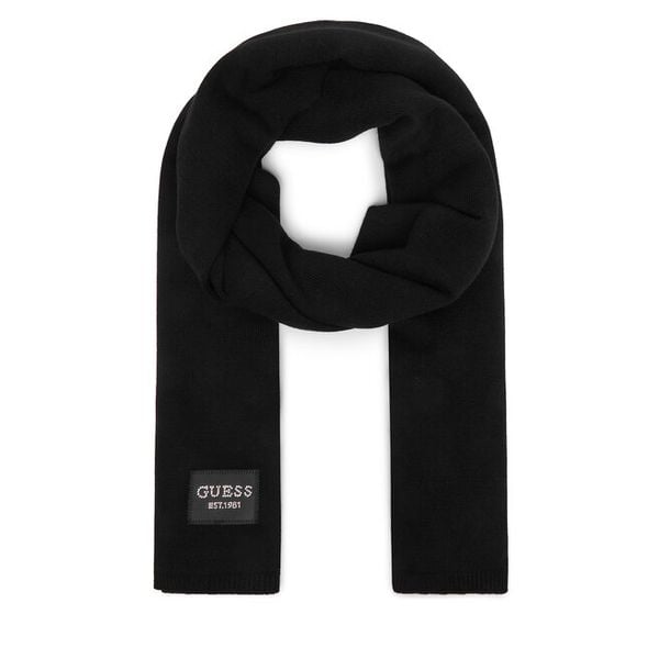 Szalik Guess. Czarne szaliki i chusty damskie Guess, z aplikacjami. Za 234.99 zł.
