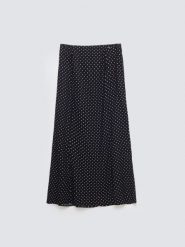 Spódnica damska midi z wiskozy w kropki czarna Carolla 906. Czarne spódnice damskie Big Star, l, bez wzorów, z wiskozy, casualowe, midi, proste. Za 179.99 zł.