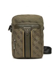 Guess Saszetka HMMIST P5163 Khaki. Brązowe saszetki męskie Guess, ze skóry. Za 259.99 zł.