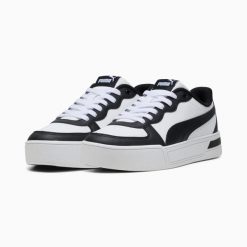 Buty sportowe damskie Puma SKYE WHISPER 37476425. Białe obuwie sportowe damskie Puma, bez wzorów, z gumy. Za 184.26 zł.