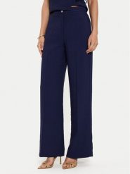 ViCOLO Spodnie materiałowe TB0049 Granatowy Regular Fit. Niebieskie spodnie materiałowe damskie ViCOLO, xs, bez wzorów, z materiału. Za 159.99 zł.