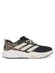 Adidas Buty na siłownię Rapidmove Go Training Shoes KJ9186 Czarny. Czarne obuwie sportowe damskie Adidas, bez wzorów, z materiału, na fitness i siłownię. Za 299.99 zł.