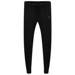 Spodnie dresowe dla mężczyzn U.S. Polo Assn. NIKY. Czarne spodnie sportowe męskie U.S. Polo Assn., na lato, l, bez wzorów, z dresówki, trekkingowe. Za 149.99 zł.