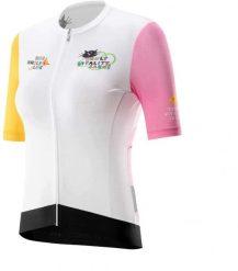 RockBros Koszulka kolarska damska 15210005004 M z nadrukiem - biała (5907769393310). Białe kurtki damskie ROCKBROS, m, bez wzorów, bez kaptura. Za 171.72 zł.