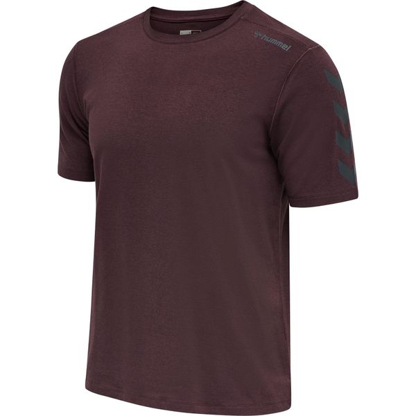 Koszulka Hummel hmlmace. Brązowe koszulki sportowe męskie Hummel, bez wzorów, bez kołnierzyka, bez ramiączek, do piłki nożnej. Za 191.00 zł.