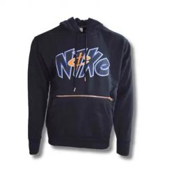 Bluza sportowa męska Nike Standard Issue Premium. Niebieskie bluzy męskie Nike, m, bez wzorów, z bawełny, z kapturem. Za 415.00 zł.