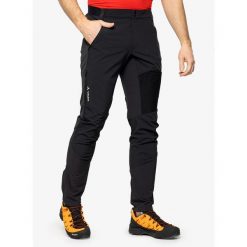 Spodnie softshell męskie Vaude Scopi Pants III. Czarne spodnie sportowe męskie Vaude, l, bez wzorów, z softshellu, trekkingowe. Za 424.99 zł.