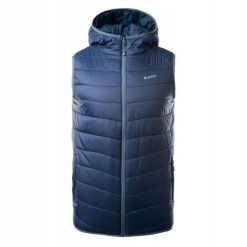 Kamizelka bezrękawnik męski Hi-Tec Sinlus - granatowa, Rozmiar M. Brązowe buty sportowe męskie Hi-tec, bez zapięcia. Za 149.99 zł.