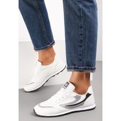 Białe Buty Sportowe Regines. Białe obuwie sportowe damskie Renee, bez wzorów, z dresówki. Za 59.99 zł.
