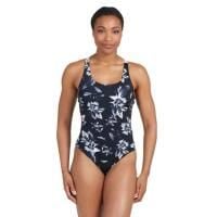 Strój Kąpielowy Zoggs Actionback – Juliet Print – Rozmiar 32. Czarne kostiumy jednoczęściowe damskie ZOGGS, xs, bez wzorów, sportowe, do pływania. Za 1,004.82 zł.