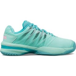 Buty do tenisa damskie K-Swiss Ultrashot 2 Allcourt. Czerwone obuwie sportowe damskie K-SWISS, bez wzorów, z materiału, tenisowe. Za 656.00 zł.