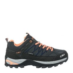 Buty trekkingowe damskie, Rigel Low WP 3Q13246-65UP. Czarne trekkingi damskie CMP. W wyprzedaży za 359.99 zł.