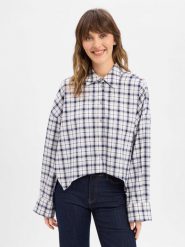 Drykorn Bluzka - Oshia Kobiety Bawełna biały|niebieski|czarny, 34. Białe bluzki damskie DRYKORN, bez wzorów, z bawełny, eleganckie, bez kołnierzyka, bez ramiączek. Za 479.95 zł.