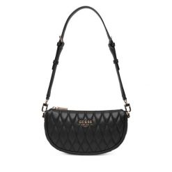 Torebka Guess. Czarne torebki do ręki damskie Guess, z aplikacjami, klasyczne, bez dodatków. Za 379.99 zł.