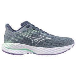 Buty do biegania damskie Mizuno Wave Inspire 21. Białe obuwie sportowe damskie Mizuno, bez wzorów, z materiału, do biegania, mizuno wave. Za 588.00 zł.