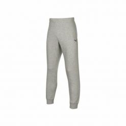 Spodnie dresowe Mizuno. Szare spodnie sportowe męskie Mizuno, s, bez wzorów, z dresówki, na fitness i siłownię. Za 202.00 zł.