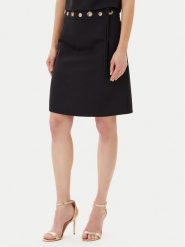 Artigli Spódnica midi ACGO000744 Czarny Regular Fit. Czarne spódnice damskie Artigli, bez wzorów, z syntetyku, midi. Za 159.99 zł.