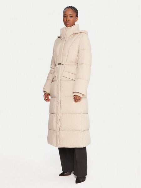 BOSS Płaszcz zimowy Pamaxi4 50546844 Beżowy Regular Fit. Brązowe płaszcze damskie Boss, na zimę, bez wzorów, z syntetyku, bez kaptura. Za 1,899.00 zł.