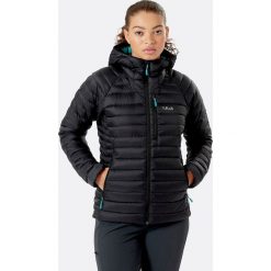 Rab Kurtka damska Microlight Alpine Jacket Wmns Black r. M (QDB-13). Czarne kurtki damskie RAB, m, bez wzorów, bez kaptura. Za 955.43 zł.