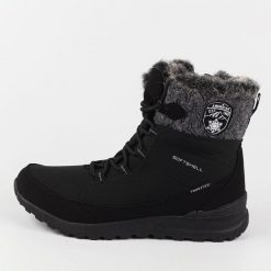 Czarne zimowe śniegowce damskie z membraną American Club Softshell Sn2. Czarne śniegowce i trapery damskie American CLUB, z jeansu. Za 239.00 zł.
