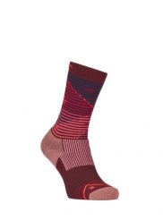 Skarpety merino damskie Ortovox All Mountain Mid Socks. Czerwone skarpety damskie ORTOVOX, bez wzorów, z materiału. Za 126.49 zł.