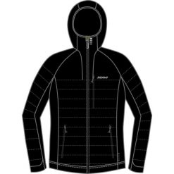 Kurtka z kapturem Silvini Rutor. Czarne kurtki męskie Silvini, bez wzorów, z puchu, sportowe, z kapturem. Za 634.50 zł.