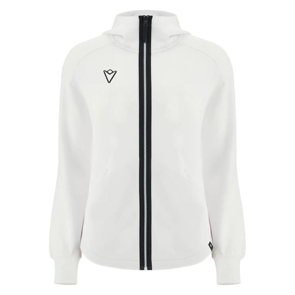 Damska bluza z kapturem full zip Macron Orosei. Białe bluzy damskie Macron, m, bez wzorów, z kapturem. Za 414.50 zł.