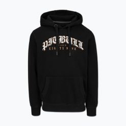 Bluza męska Pitbull Tattoo Hooded. Czarne bluzy sportowe męskie PITBULL, l, bez wzorów, z bawełny, bez kaptura, na fitness i siłownię. Za 249.99 zł.